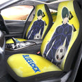 Rin Itoshi Car Seat Covers Custom Blue Lock Anime - Gearcarcover - 3