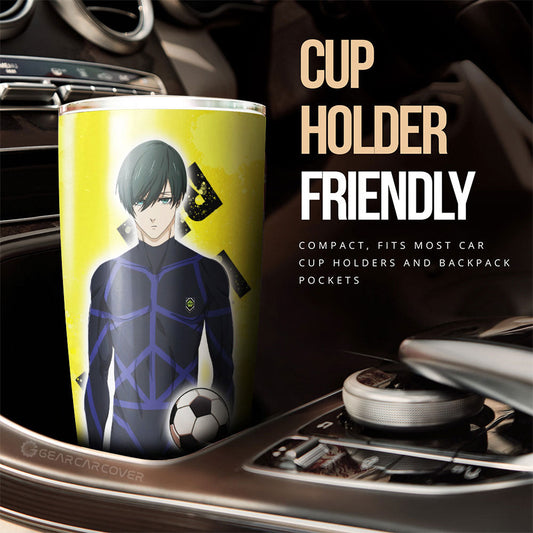 Rin Itoshi Tumbler Cup Custom Blue Lock Anime - Gearcarcover - 2