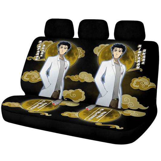 Rintaro Okabe Car Back Seat Covers Custom Steins;Gate Anime Car Accessories - Gearcarcover - 1