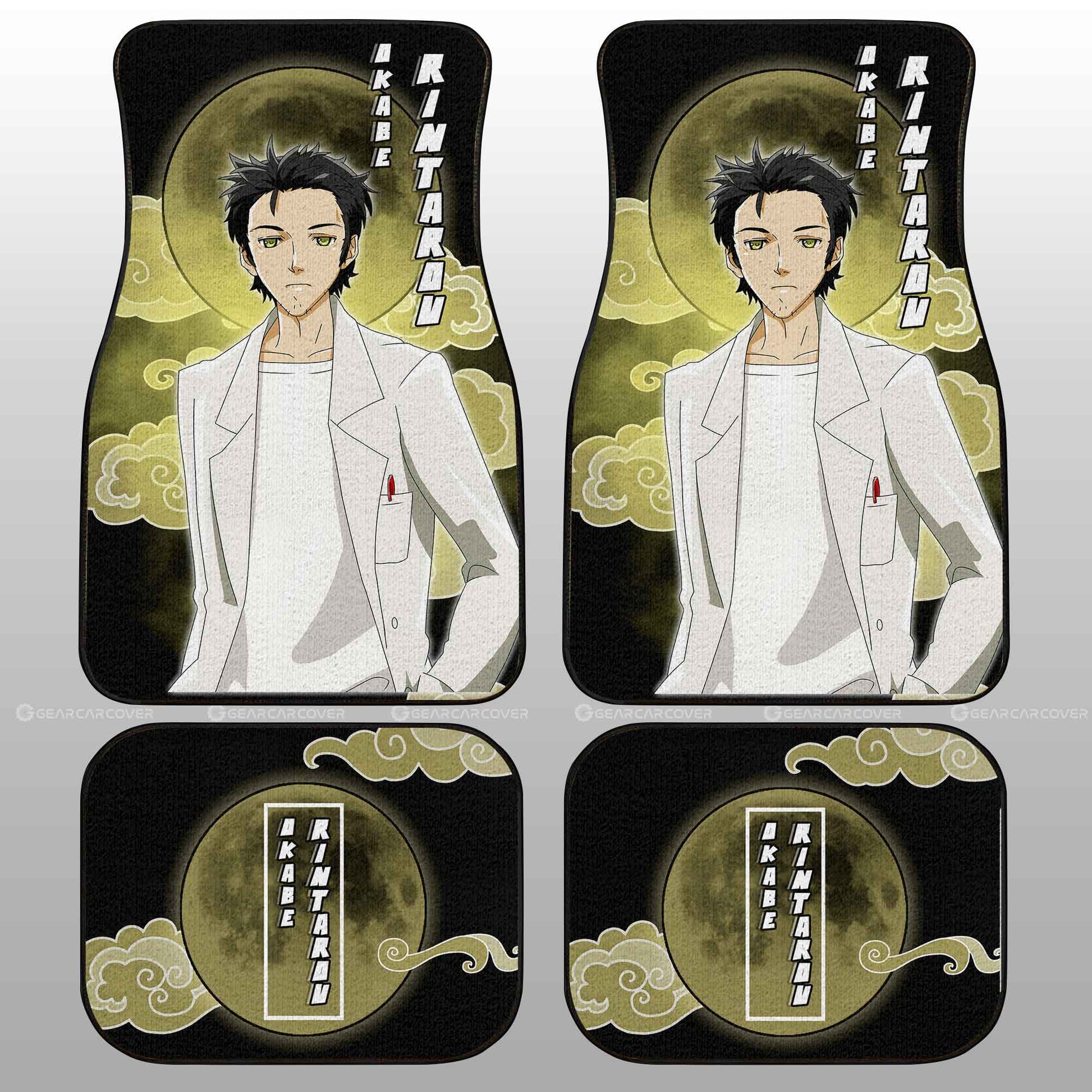 Rintarou Okabe Car Floor Mats Custom Steins;Gate Anime Car Accessories - Gearcarcover - 2