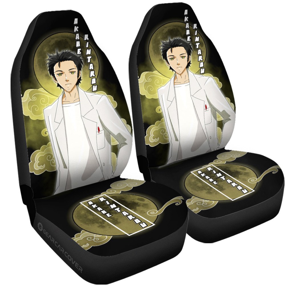 Rintarou Okabe Car Seat Covers Custom Steins;Gate Anime Car Accessories - Gearcarcover - 3