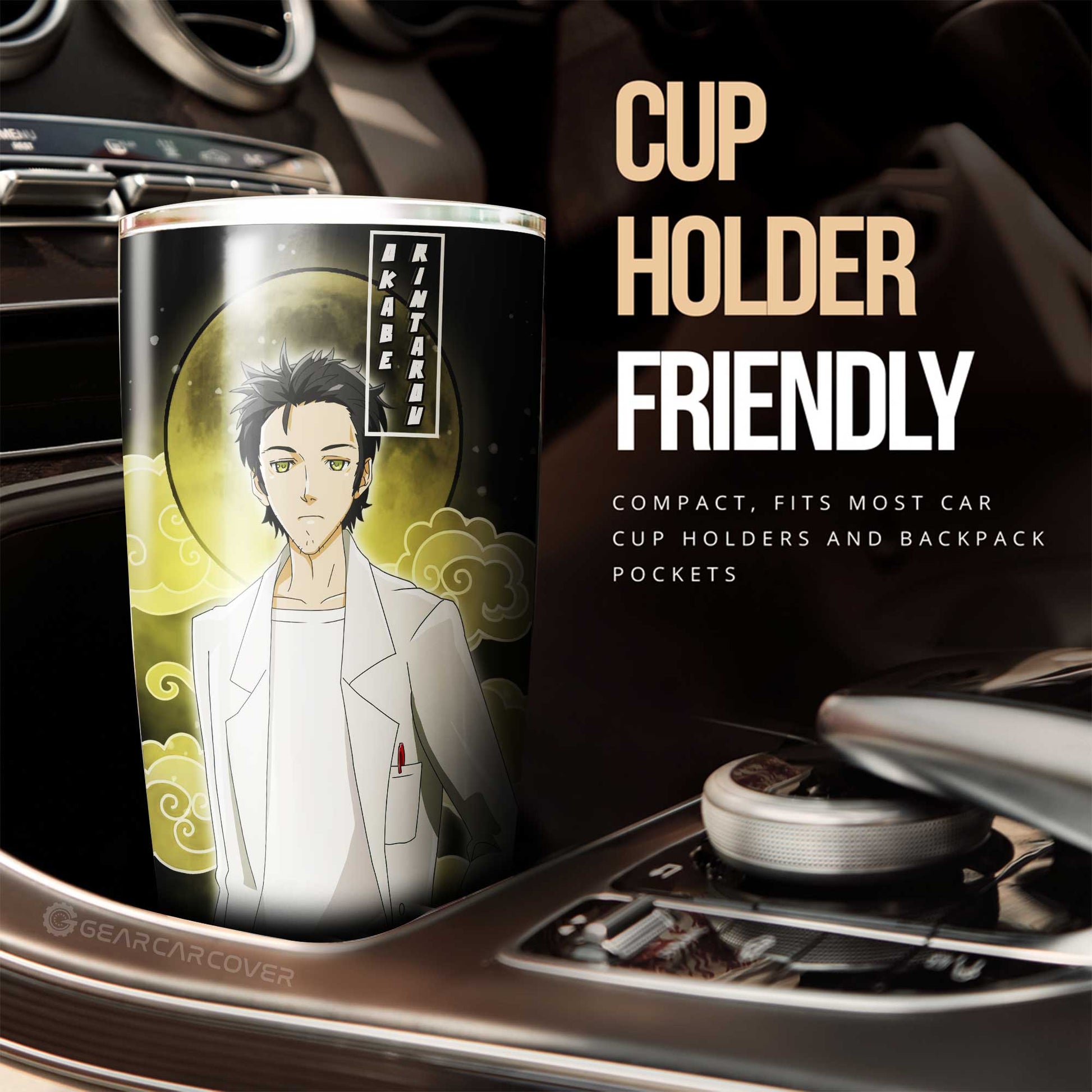 Rintarou Okabe Tumbler Cup Custom Steins;Gate Anime Car Accessories - Gearcarcover - 2