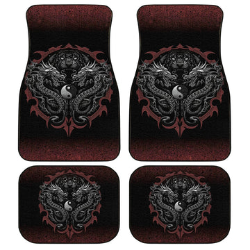 Rising Bengal Dragon Car Floor Mats Custom Cool Car Accessories - Gearcarcover - 1