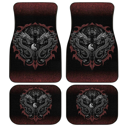 Rising Bengal Dragon Car Floor Mats Custom Cool Car Accessories - Gearcarcover - 1