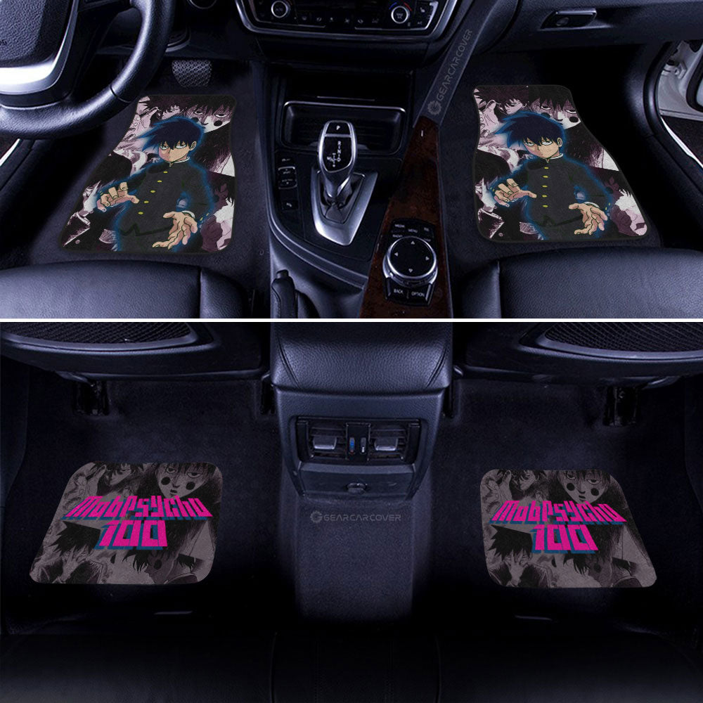 Ritsu Kageyama Car Floor Mats Custom Mob Psycho 100 Anime Car Interior Accessories - Gearcarcover - 2