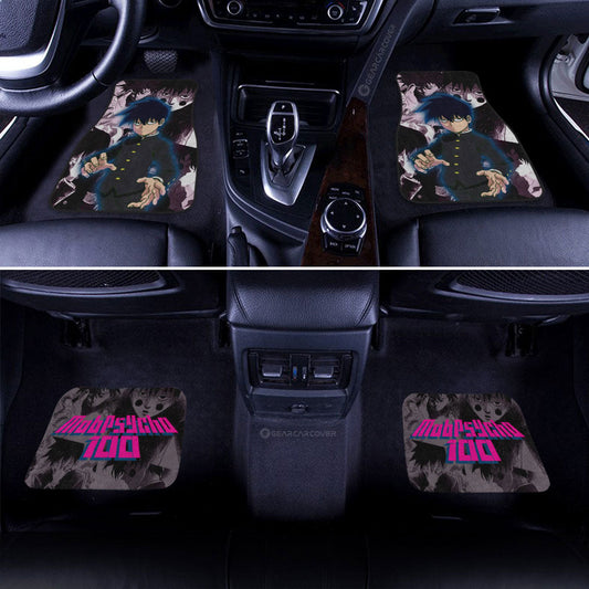 Ritsu Kageyama Car Floor Mats Custom Mob Psycho 100 Anime Car Interior Accessories - Gearcarcover - 2