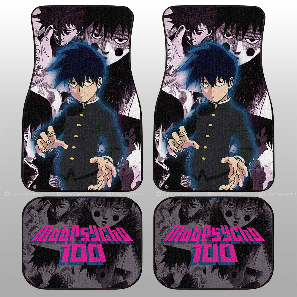 Ritsu Kageyama Car Floor Mats Custom Mob Psycho 100 Anime Car Interior Accessories - Gearcarcover - 1