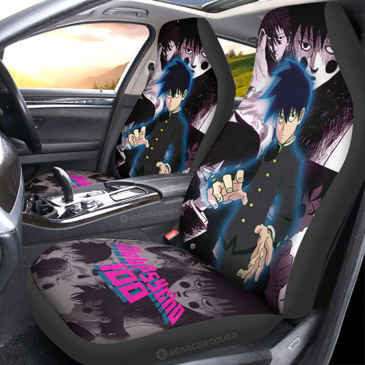 Ritsu Kageyama Car Seat Covers Custom Mob Psycho 100 Anime Car Accessories - Gearcarcover - 1