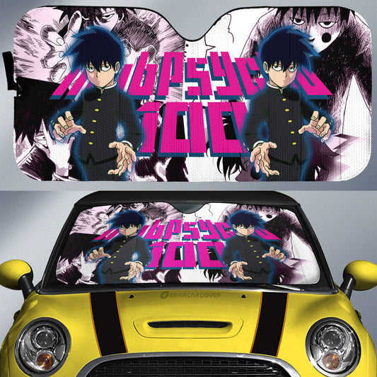 Ritsu Kageyama Car Sunshade Custom Mob Psycho 100 Anime Car Accessories For Fans - Gearcarcover - 1