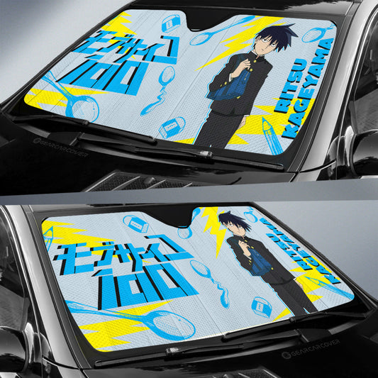 Ritsu Kageyama Car Sunshade Custom Mob Psycho 100 Anime Car Accessories - Gearcarcover - 2