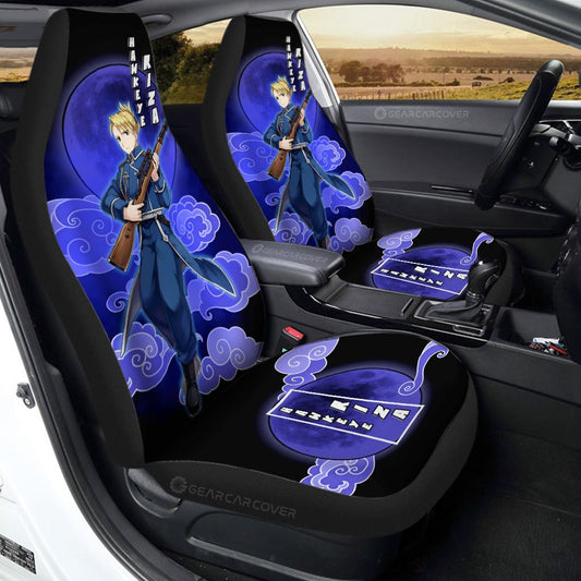 Riza Hawkeye Car Seat Covers Custom Fullmetal Alchemist Anime Car Interior Accessories - Gearcarcover - 1