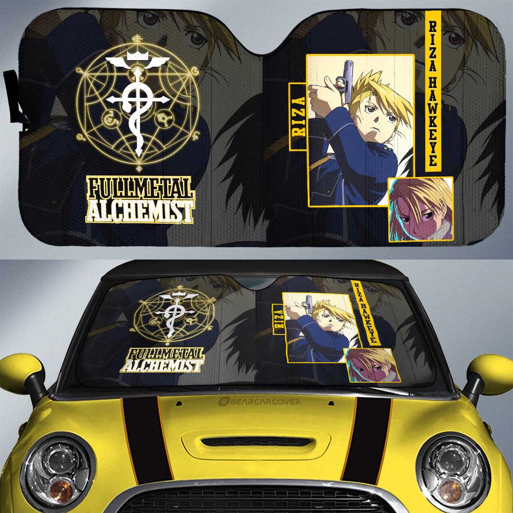 Riza Hawkeye Car Sunshade Custom Fullmetal Alchemist Anime - Gearcarcover - 1