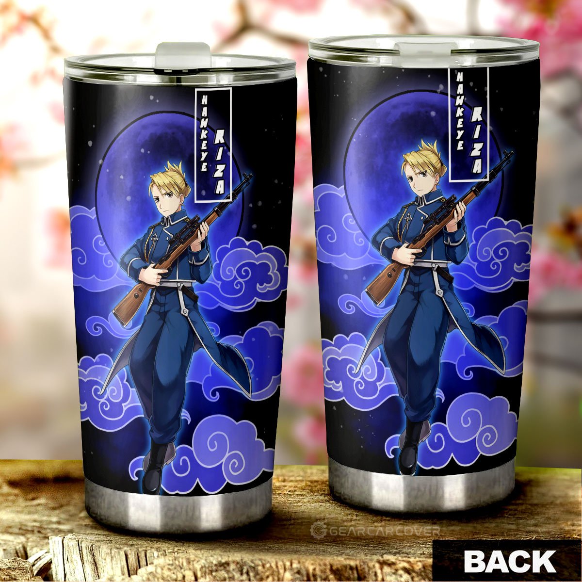 Riza Hawkeye Tumbler Cup Custom Fullmetal Alchemist Anime Car Interior Accessories - Gearcarcover - 3