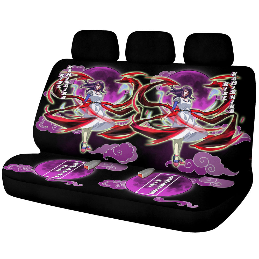 Rize Kamishiro Car Back Seat Covers Custom Tokyo Ghoul Anime Car Accessories - Gearcarcover - 1