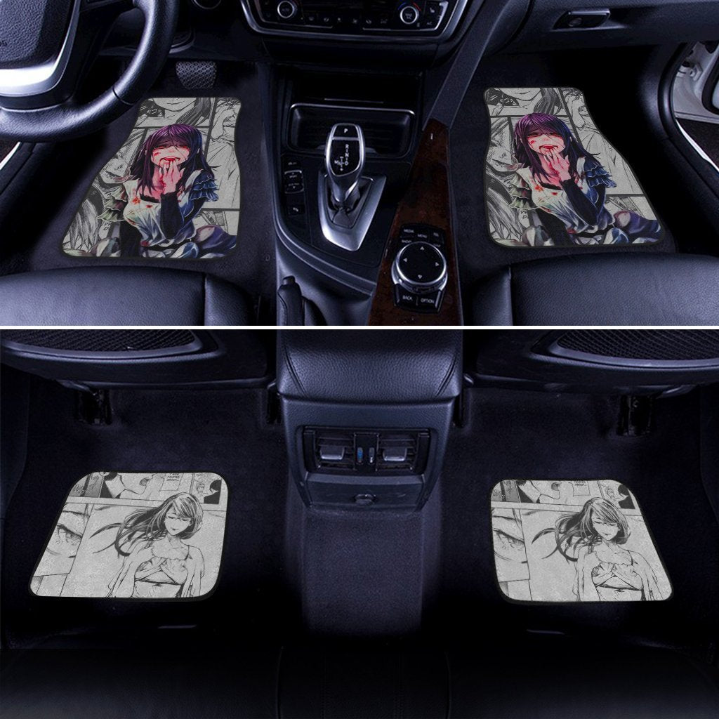 Rize Kamishiro Car Floor Mats Custom Tokyo Ghoul Anime Car Accessories - Gearcarcover - 3