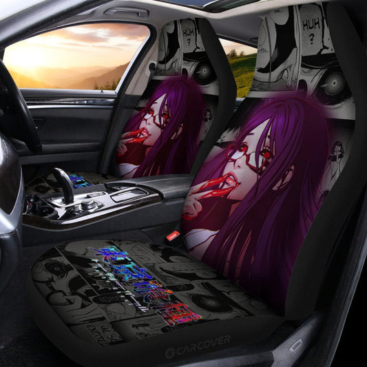 Rize Kamishiro Car Seat Covers Custom Anime Tokyo Ghoul Car Interior Accessories - Gearcarcover - 2