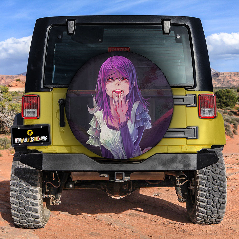 Rize Kamishiro Spare Tire Covers Custom Tokyo Ghoul Anime Car Accessories - Gearcarcover - 3