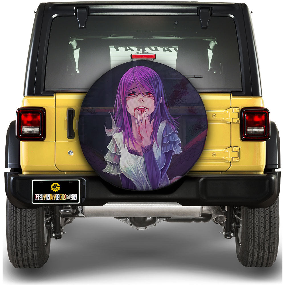 Rize Kamishiro Spare Tire Covers Custom Tokyo Ghoul Anime Car Accessories - Gearcarcover - 1