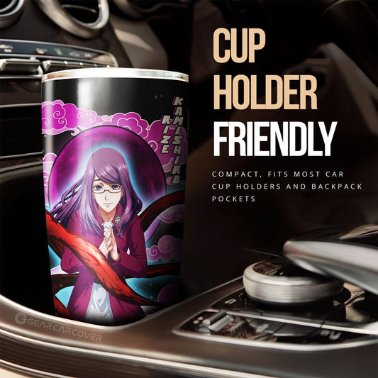 Rize Kamishiro Tumbler Cup Custom Gifts Tokyo Ghoul Anime For Fans - Gearcarcover - 2
