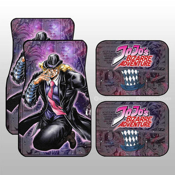 Robert E. O Speedwagon Car Floor Mats Custom JJBA Anime Car Accessories - Gearcarcover - 1