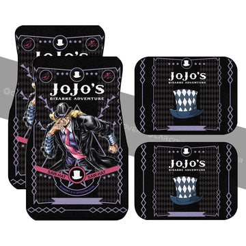 Robert E. O. Speedwagon Car Floor Mats Custom JoJo's Bizarre Anime Car Accessories - Gearcarcover - 1