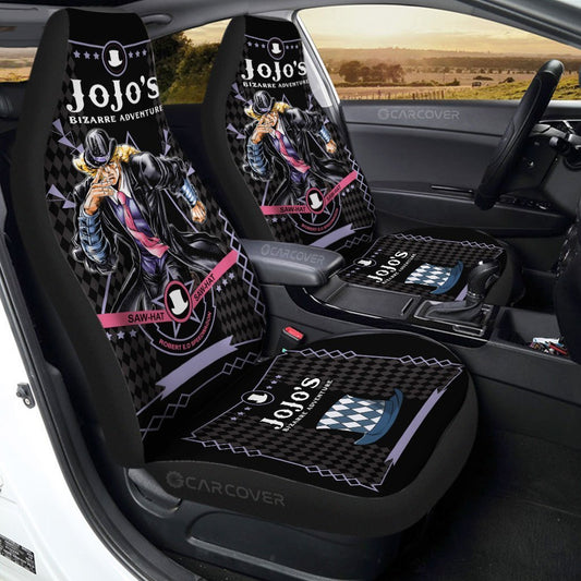 Robert E. O. Speedwagon Car Seat Covers Custom Anime JoJo's Bizarre Car Accessories - Gearcarcover - 1