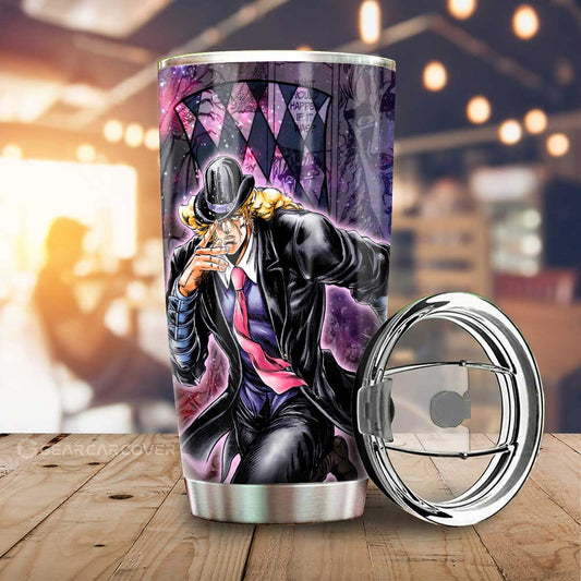 Robert E. O. Speedwagon Tumbler Cup Custom JJBA Anime Car Accessories Galaxy Style - Gearcarcover - 1