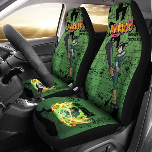 Rock Lee Car Seat Covers Custom Anime Car Accessories - Gearcarcover - 1