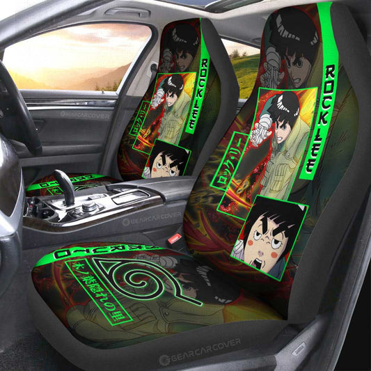 Rock Lee Car Seat Covers Custom Anime Car Accessories - Gearcarcover - 2