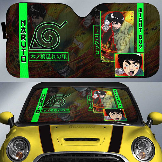 Rock Lee Car Sunshade Custom Anime Car Accessories - Gearcarcover - 1