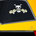 Roger Pirates Flag Car Sticker Custom One Piece Anime Car Accessories - Gearcarcover - 2