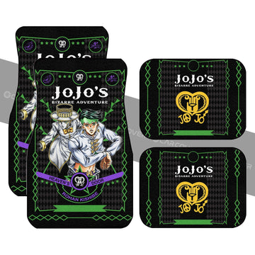 Rohan Kishibe Car Floor Mats Custom Anime JoJo's Bizarre Adventure Car Interior Accessories - Gearcarcover - 1