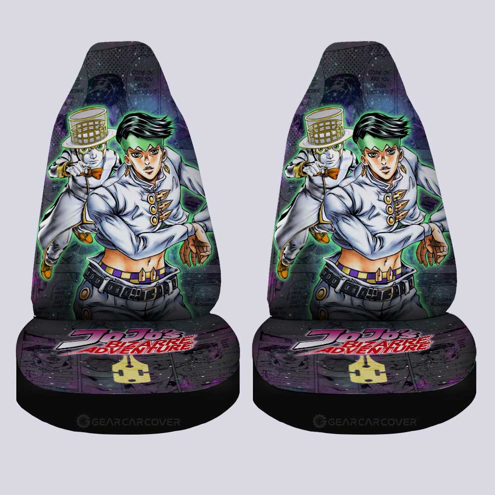 Rohan Kishibe Car Seat Covers Custom Galaxy Manga JJBA Anime - Gearcarcover - 4