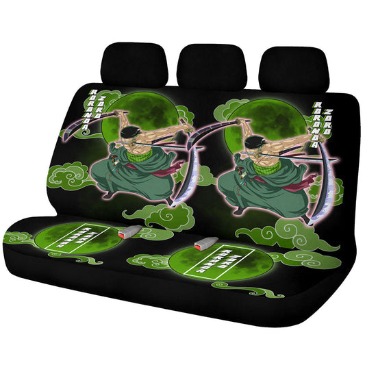 Roronoa Zoro Car Back Seat Covers Custom One Piece Anime Car Accessories - Gearcarcover - 1