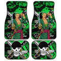 Roronoa Zoro Car Floor Mats Custom One Piece Anime - Gearcarcover - 1