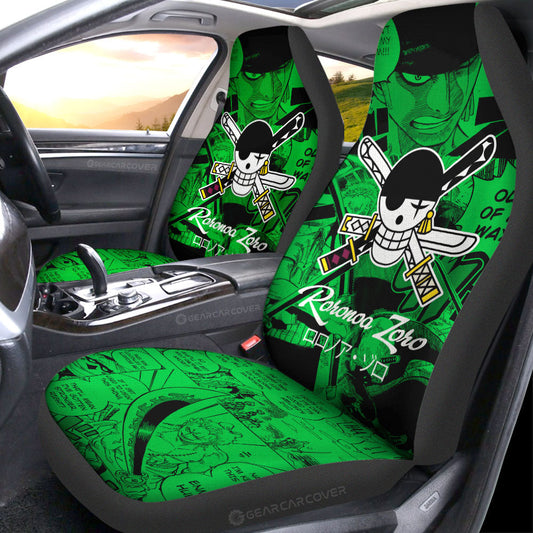 Roronoa Zoro Car Seat Covers Custom Manga For One Piece Fans Car Accessories - Gearcarcover - 2