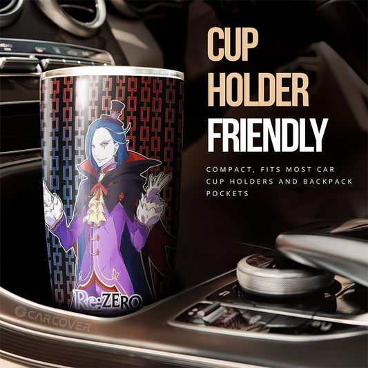 Roswaal L Mathers Tumbler Cup Custom Re:Zero Anime Car Accessories - Gearcarcover - 2