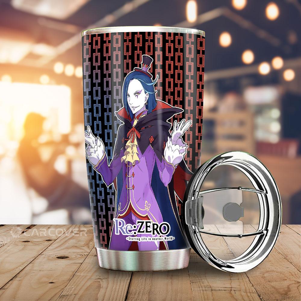 Roswaal L Mathers Tumbler Cup Custom Re:Zero Anime Car Accessories - Gearcarcover - 1