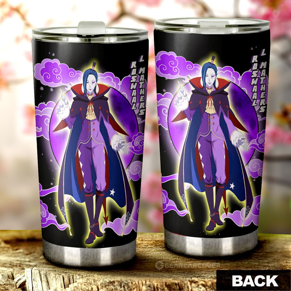 Roswaal L Mathers Tumbler Cup Custom Re:Zero Anime Car Accessoriess - Gearcarcover - 3