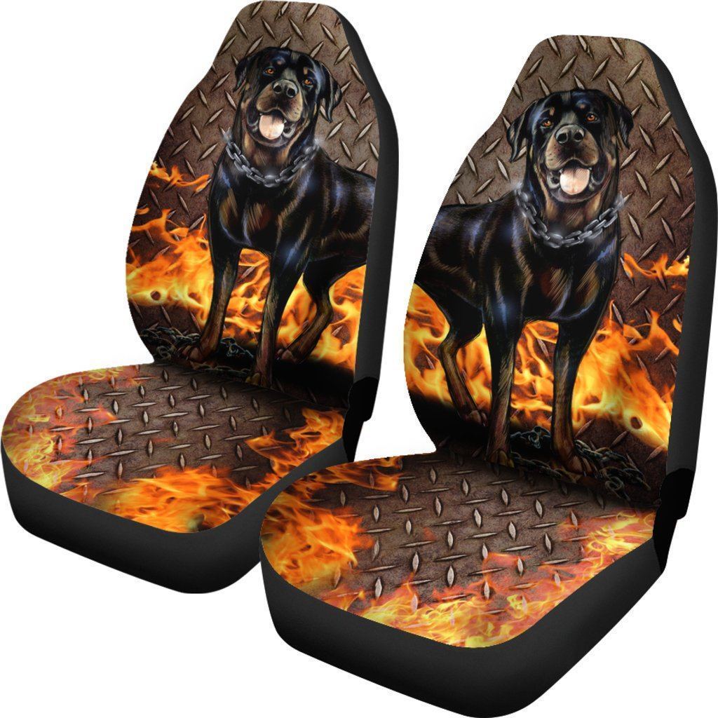 Rottweiler Car Seat Covers Cool Car Accessories For Dog Lovers - Gearcarcover - 3