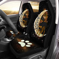 Rottweiler Car Seat Covers I Love You To The Moon and Back Idea Car Accessories For Rottweiler Lovers - Gearcarcover - 1