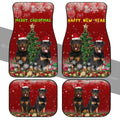 Rottweilers Car Floor Mats Custom Xmas Car Accessories - Gearcarcover - 2