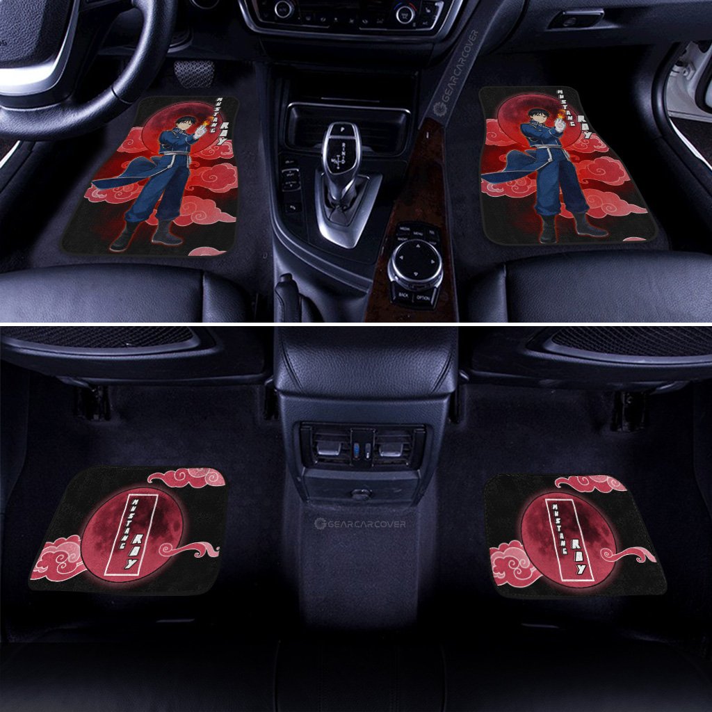 Roy Mustang Car Floor Mats Custom Anime Fullmetal Alchemist Car Interior Accessories - Gearcarcover - 3