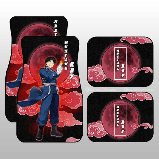 Roy Mustang Car Floor Mats Custom Anime Fullmetal Alchemist Car Interior Accessories - Gearcarcover - 1