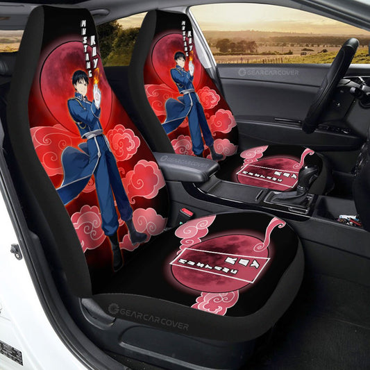 Roy Mustang Car Seat Covers Custom Anime Fullmetal Alchemist Car Interior Accessories - Gearcarcover - 1