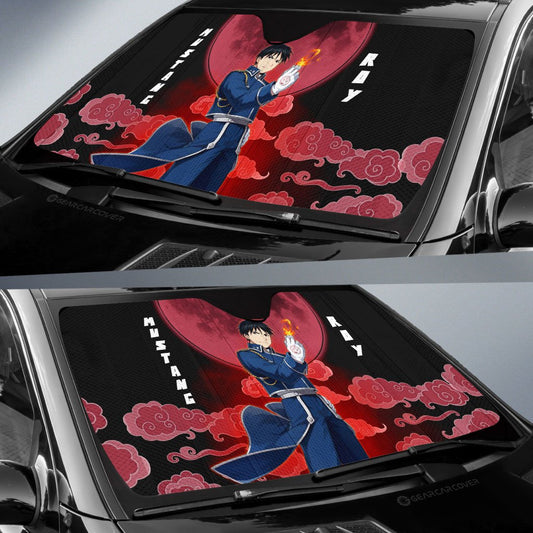 Roy Mustang Car Sunshade Custom Fullmetal Alchemist Anime Car Accessories - Gearcarcover - 2