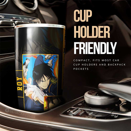 Roy Mustang Tumbler Cup Custom Fullmetal Alchemist Anime - Gearcarcover - 2