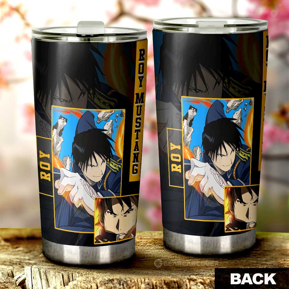 Roy Mustang Tumbler Cup Custom Fullmetal Alchemist Anime - Gearcarcover - 3