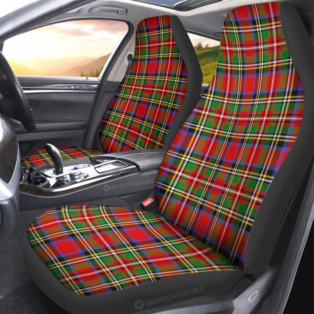 Royal Stewart Car Seat Covers Custom Tartan Car Accessories - Gearcarcover - 4
