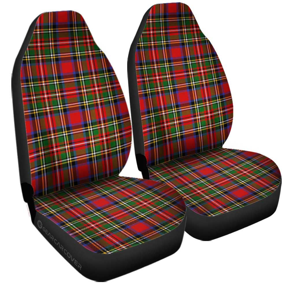 Royal Stewart Car Seat Covers Custom Tartan Car Accessories - Gearcarcover - 1